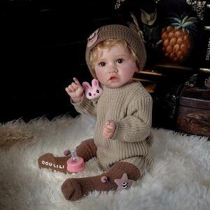 🆕Kids Realistic Reborn Baby Dolls 22 Inch Silicone Baby Boy Baby Dolls